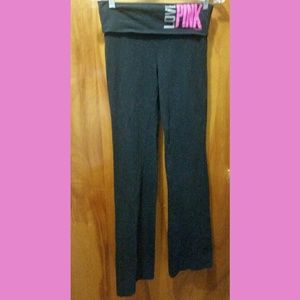 PINK VICTORIA'S SECRET YOGA PANTS